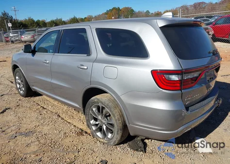 2020 Dodge Durango Gt Plus Awd z USA, uszkodzony, nr VIN 1C4RDJDG4LC153346